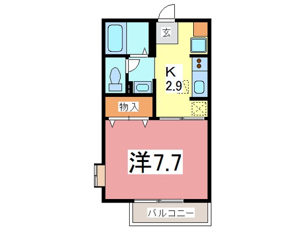 ローエル今宿Ⅰの物件間取画像